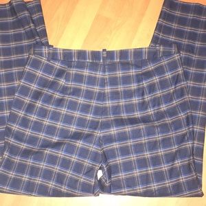 Women’s plaid dress pants